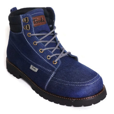 sepatu boots denim