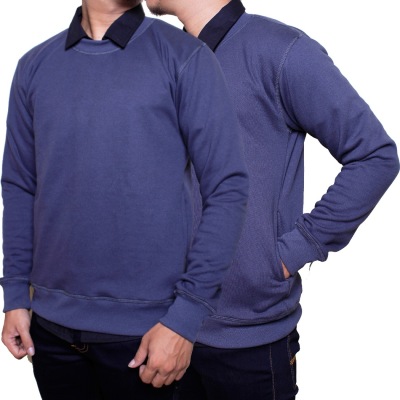 Sweater Biru Abu 303