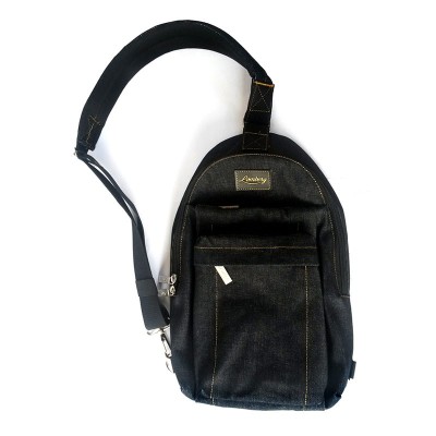 Tas Denim Shoulder Black