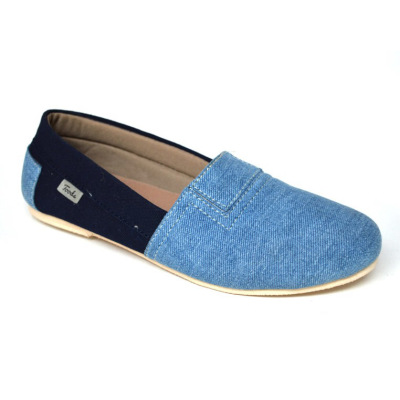 Sepatu Slip On Denim Blue Wanita TW02