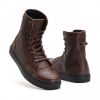 Sepatu kulit boots coklat pria bratta brown