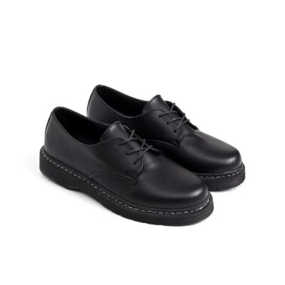 Sepatu kerja pantofel formal hitam kantor pria Gealish Black